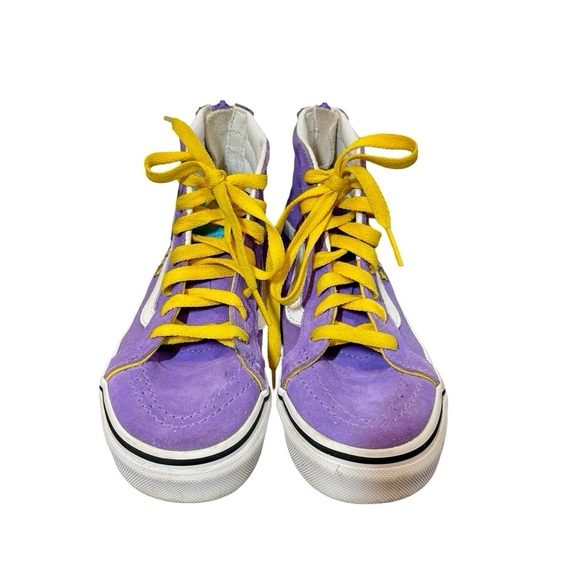 Vans The Simpsons Lisa for President Lisa 4 Prez Sk8 Hi Top Sneakers Kids Size 2 - Picture 3 of 13